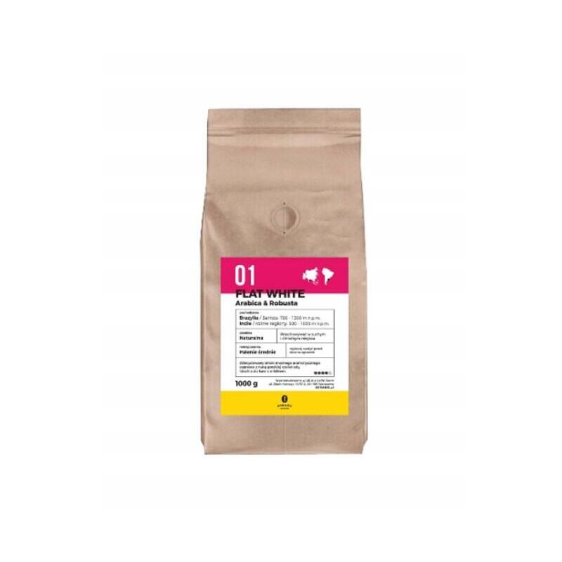 Café Tostado En Grano 8grams Flat White Arábica, Robusta 1 Kg