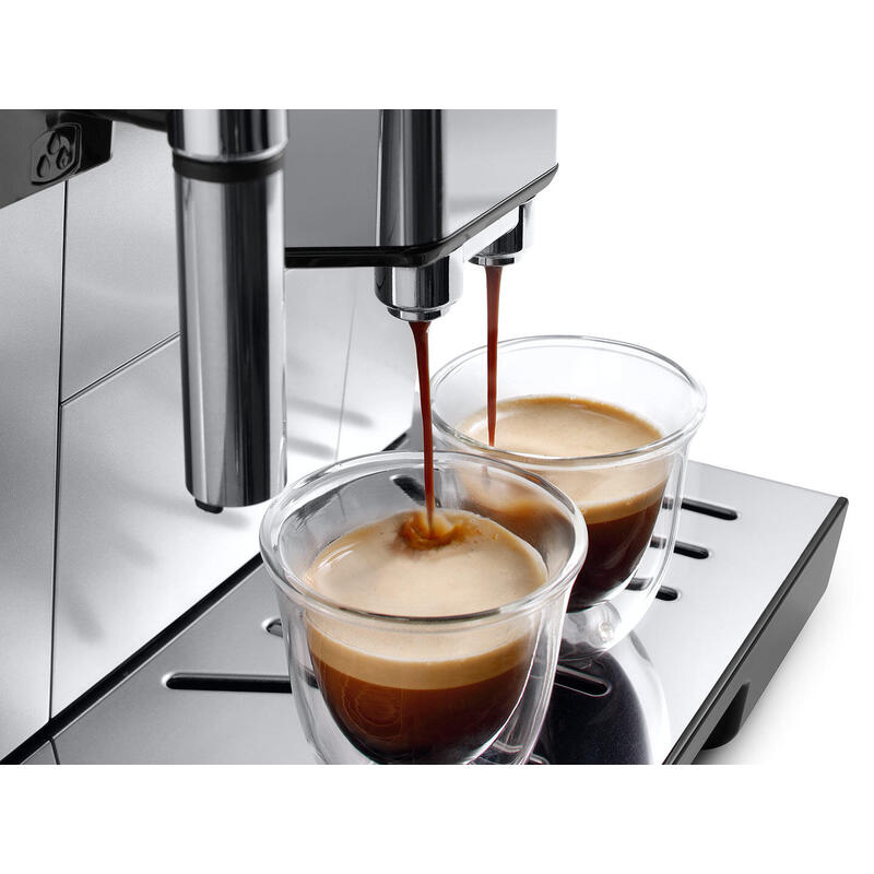 Cafetera Espresso Automática Delonghi Dinamica Ecam 350.55.B (1450w; Color Negro)