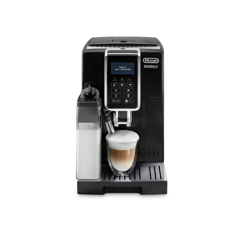 Cafetera Espresso Automática Delonghi Dinamica Ecam 350.55.B (1450w; Color Negro)
