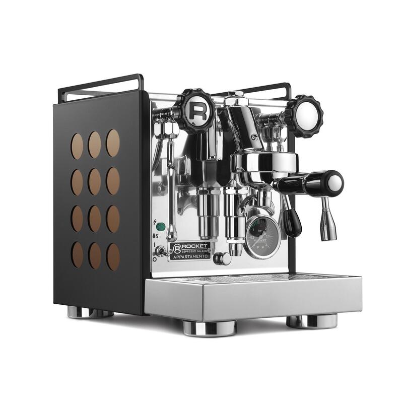 Cafetera Espresso Rocket Appartamento Negro / Kupfer