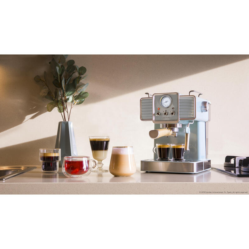 Cafetera Expreso Cecotec Power Espresso 20 Tradizionale Vintage 1350w 20 Bares
