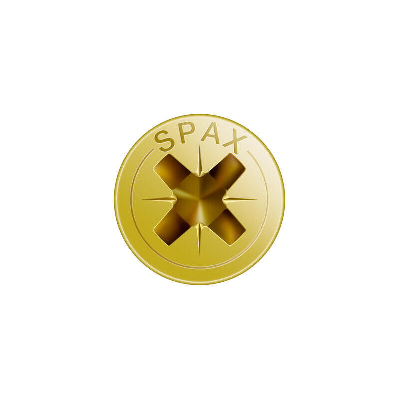 Caja 10 Unid. Tornillo Madera Cabeza Plana Yellox 4,0x50mm Spax