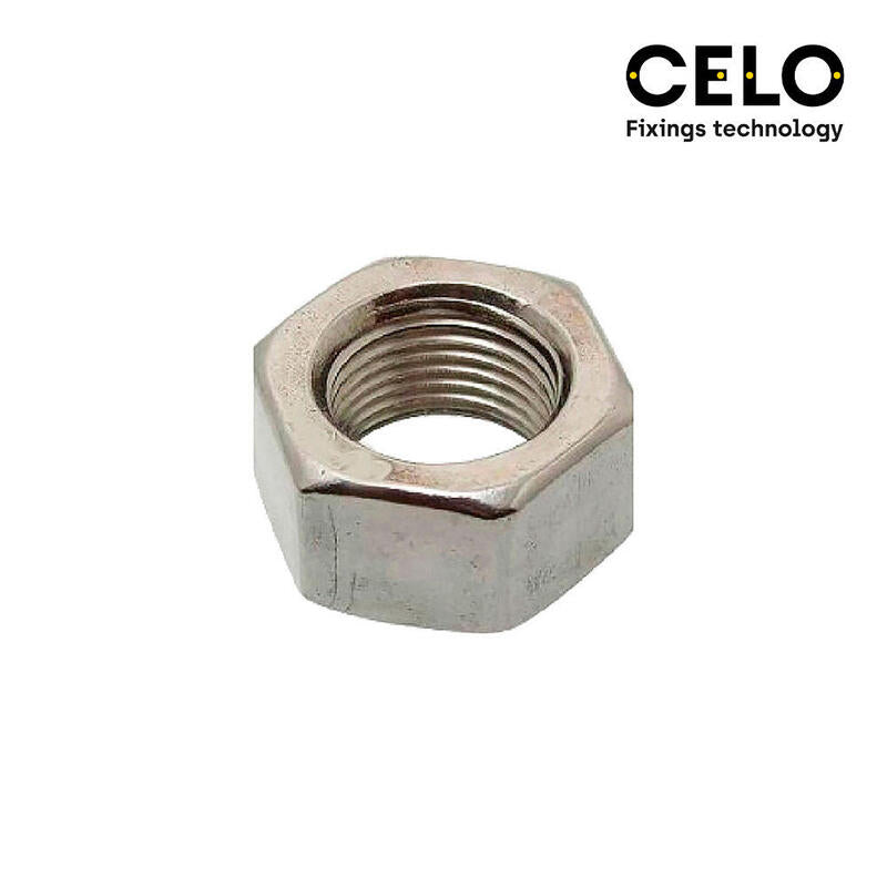 Caja 250 Unid. Tuerca Hexagonal Din/Ref 934 Ø10mm Zincado Celo