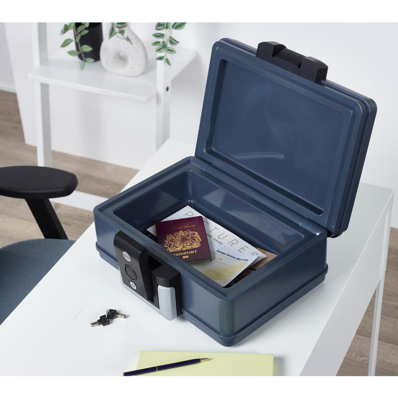 Caja De Seguridad Yale Yfwc/155/Kb1 6,9 L Plástico Gris