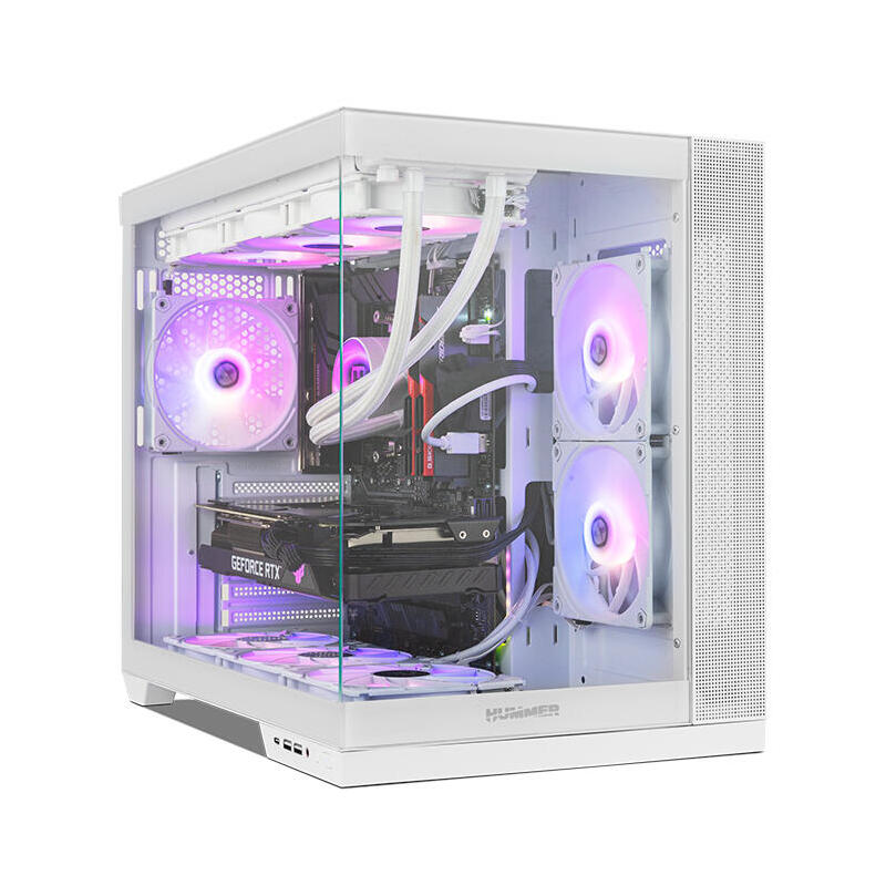 Caja Gaming Semitorre Nox Hummer Astra Neo Blanca