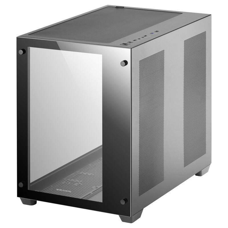 Caja Gaming Torre Mars Gaming Mcv3 Negra