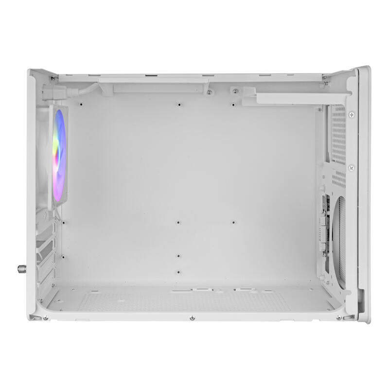 Caja Microatx Mars Gaming Mcxps Cristal Templado Mesh Gpu 280-360mm 1x3.5 2x2.5 Blancocompatible Atx/Sfx