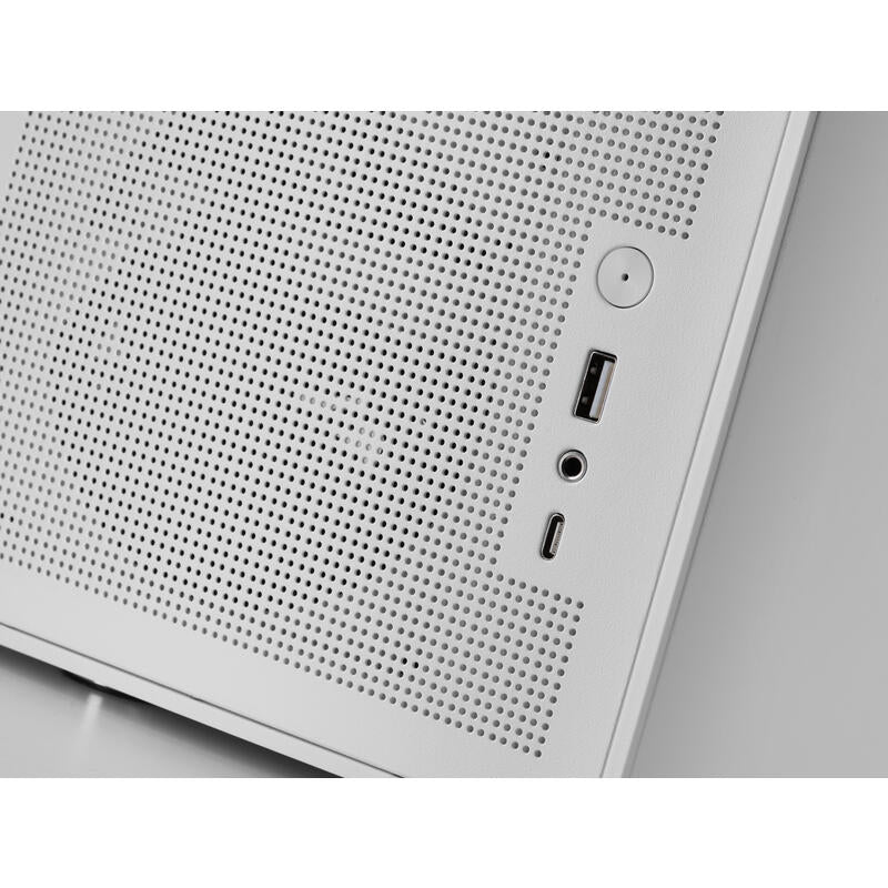 Caja Microatx Mars Gaming Mcxps Cristal Templado Mesh Gpu 280-360mm 1x3.5 2x2.5 Blancocompatible Atx/Sfx