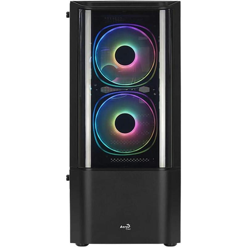 Caja Pc Aerocool Atx Quantum V3 Black Microatx/Atx/Miniitx