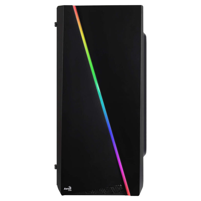 Caja Pc Aerocool Black Micro-Atx Cylon Frontanl Elegante Con Linea De Iluminacion Rgb Lateral Transluciodo Acrilico Lector Sd Y Microsd 198(W)X459(H)X413(D)