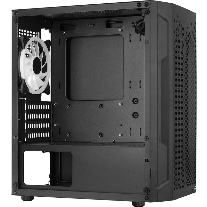 Caja Pc Aerocool Mini Trinity V2 Black Microatx/Miniitx