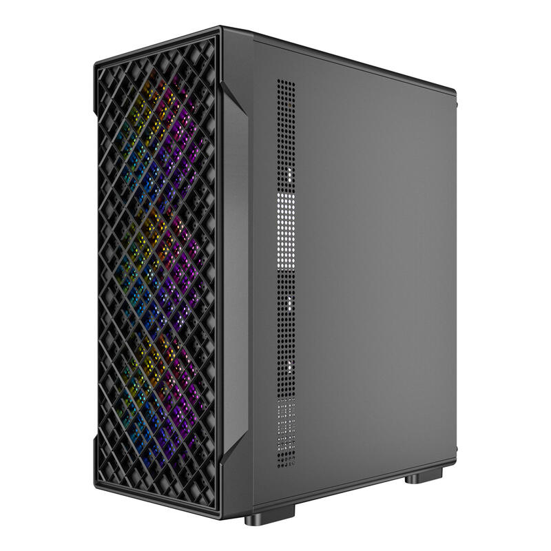 Caja Antec Vx-310 Atx 4 Ventiladores Argb Negra