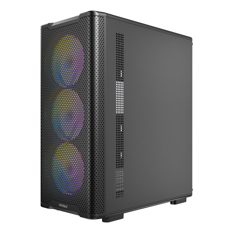Caja Antec Vx-320 Atx 4 Ventiladores Argb Negra