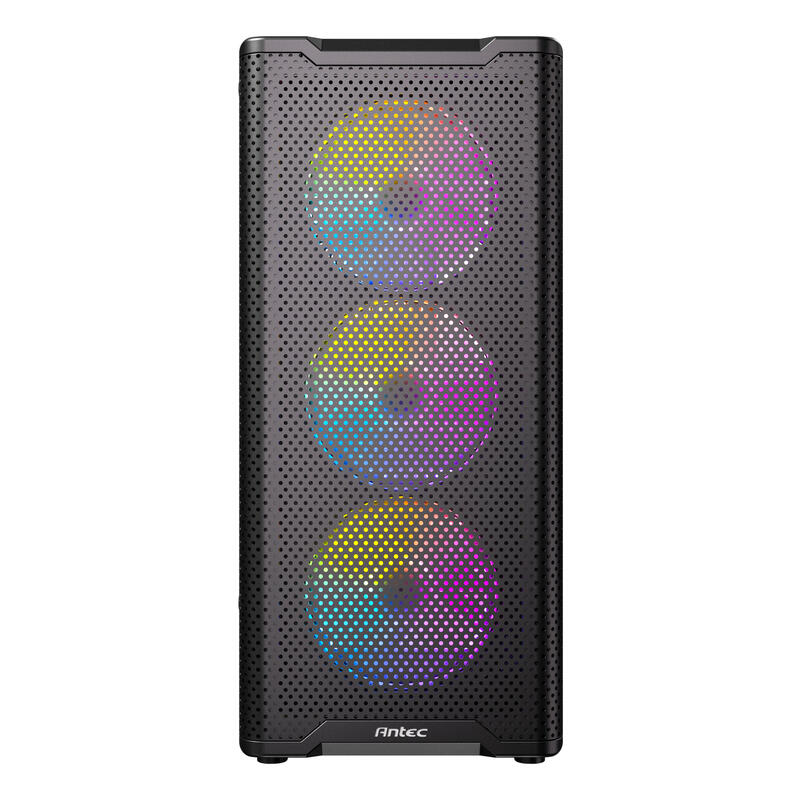 Caja Antec Vx-320 Atx 4 Ventiladores Argb Negra