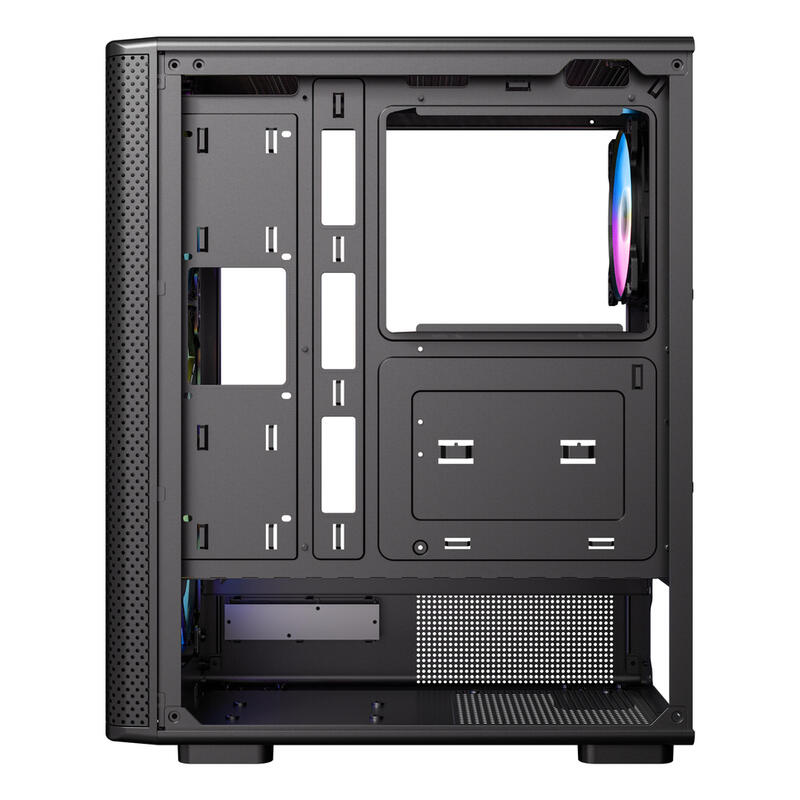 Caja Antec Vx-320 Atx 4 Ventiladores Argb Negra