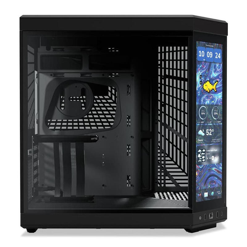 Caja Pc  Atx Semitorre Hyte Y70 Touch Infinite Negra Cs-Hyte-Y70tti-Bb