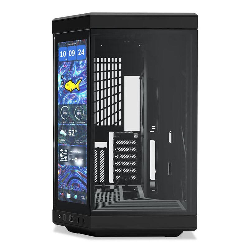 Caja Pc  Atx Semitorre Hyte Y70 Touch Infinite Negra Cs-Hyte-Y70tti-Bb