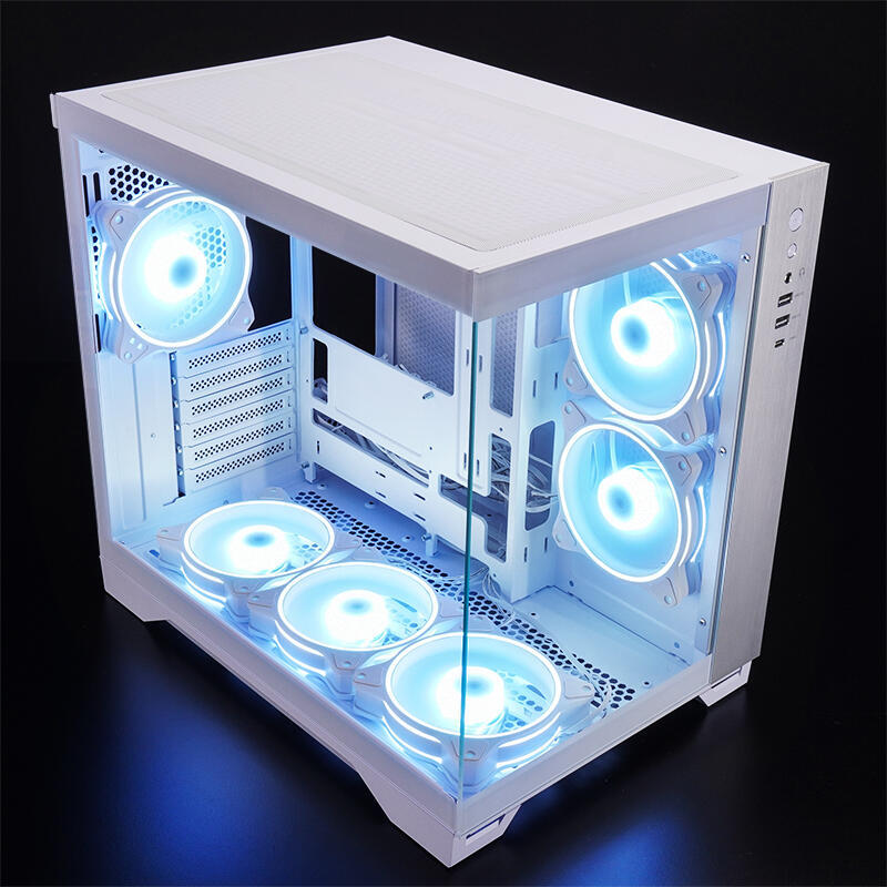 Caja Pc Chieftec Gm-30w-Tg-Op Cubo Blanco