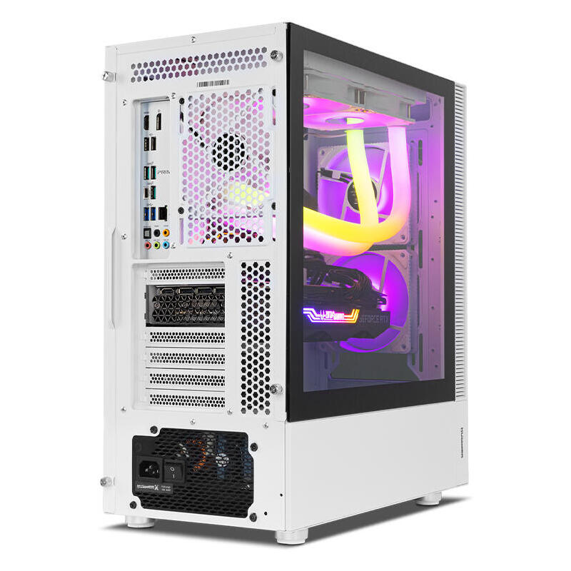 Caja Pc Nox Semitorre Hummer Nemesis Argb Blanca