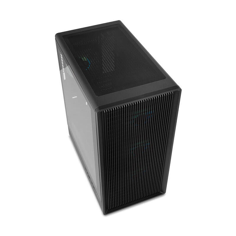 Caja Pc Nox Semitorre Mesh Infinity Iota Argb Negro Usb 3.0