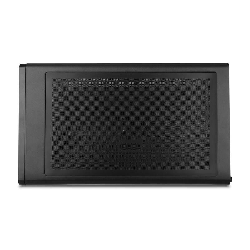 Caja Pc Nox Semitorre Mesh Infinity Iota Argb Negro Usb 3.0