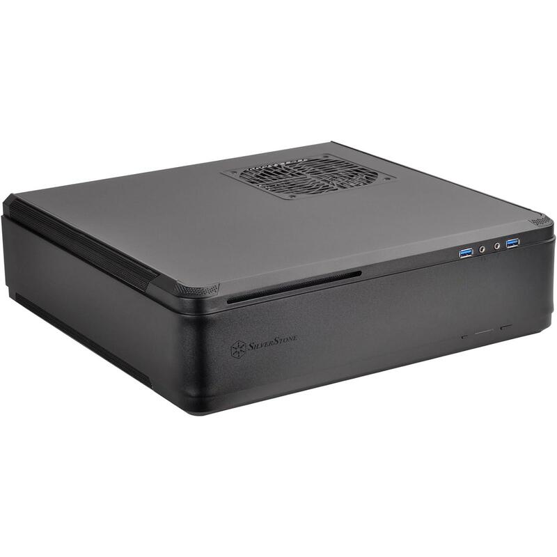 Caja Pc Silverstone Gaming Computer Case Sst-Ftz01b Fortress Mini-Itx, Black