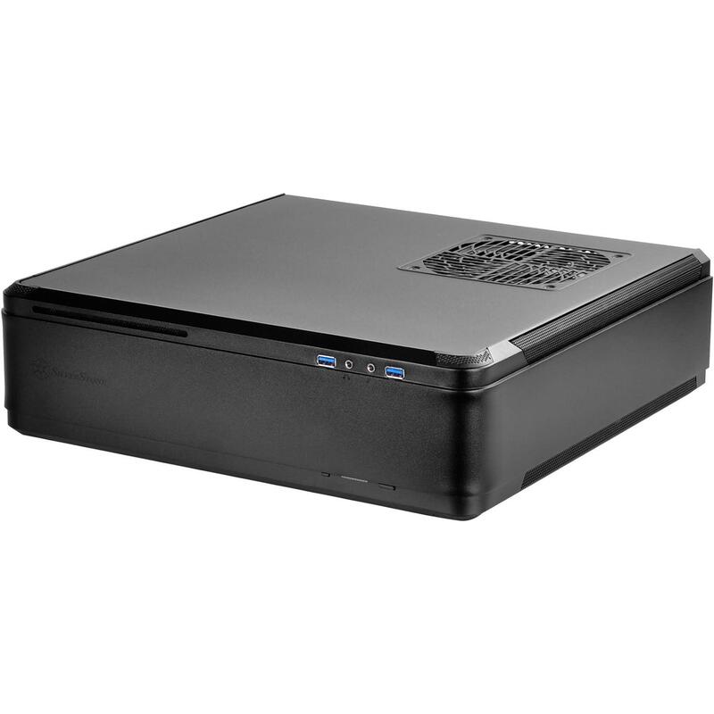 Caja Pc Silverstone Gaming Computer Case Sst-Ftz01b Fortress Mini-Itx, Black