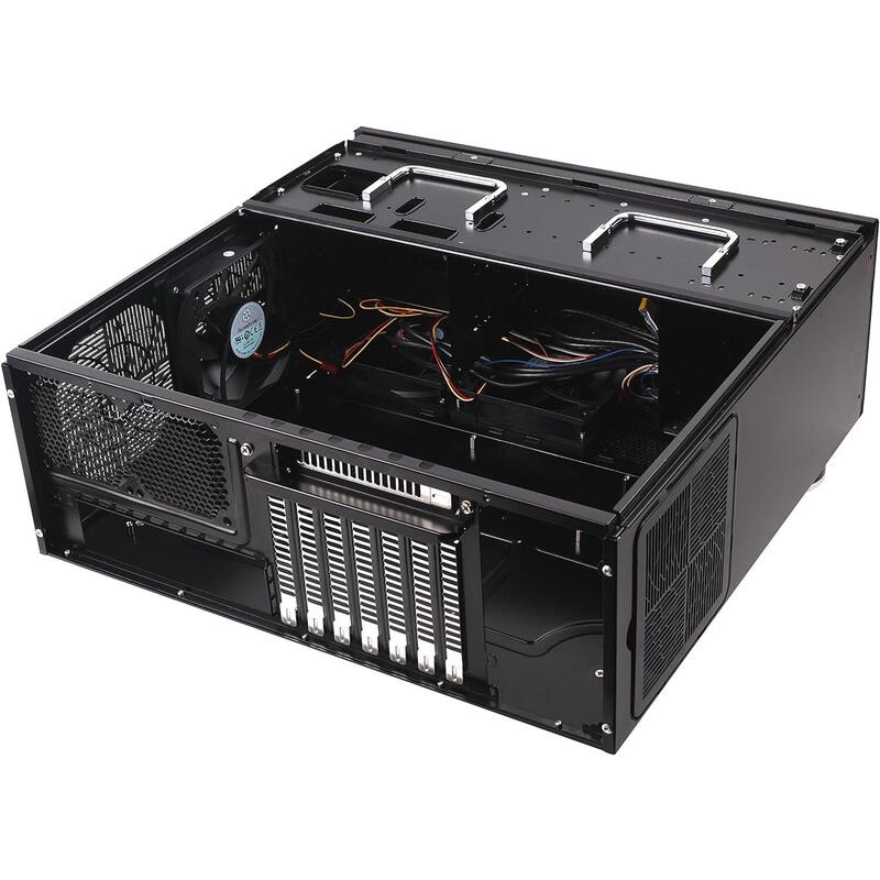 Caja Pc Silverstone Sst-Gd07b-C - Grandia Htpc Atx, Silencioso Y De Alto Rendimiento, Conector Usb Tipo C En El Panel Frontal, Negro
