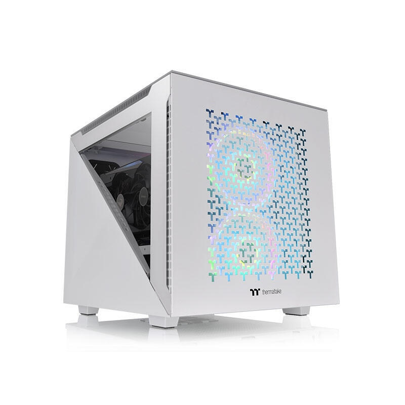 Caja Pc Thermaltake Microatx Divider 200tg Air Snow Ca-1v1-00s6wn-01
