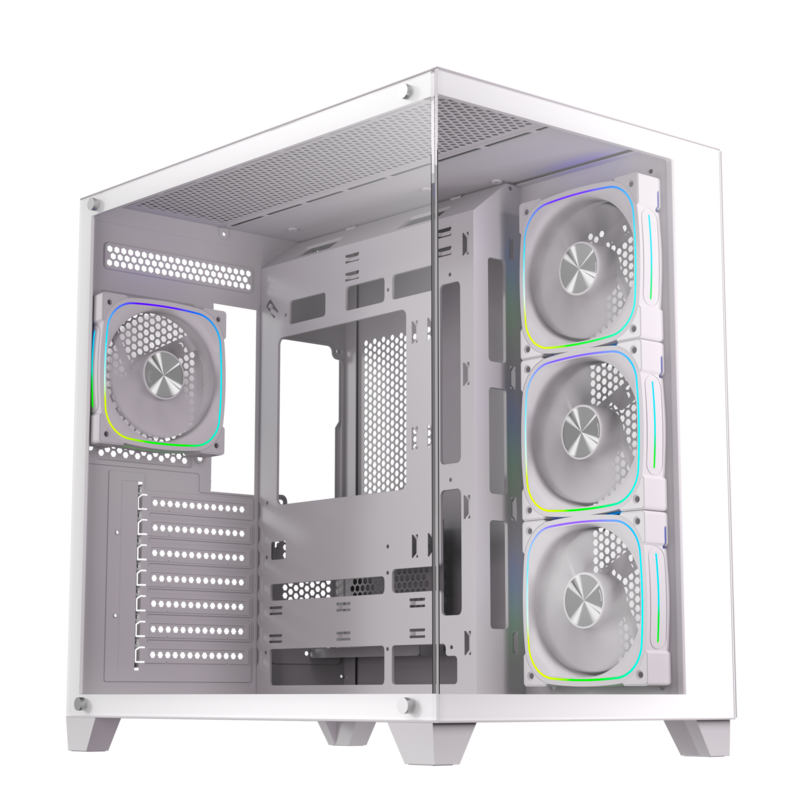 Caja Semitorre Atx Colii F-Rgb Blanco Bitfenix Mid-Tower / Gpu 410 Mm / Disipador 160 Mm / Bahías 1×3.5' + 1×2.5'/ Usb 2.0 X 1, Usb 3.0 X 2
