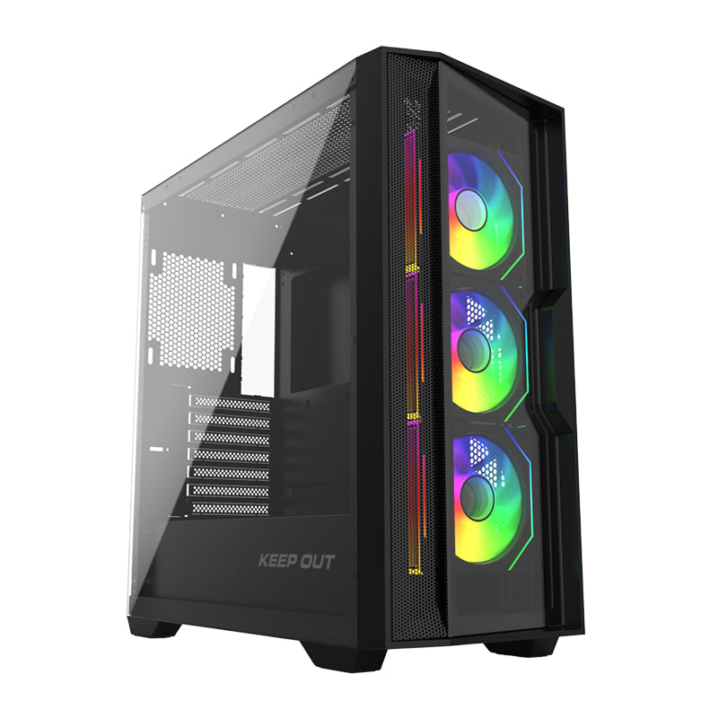 Caja Torre E-Atx Xc-500 Glass Argb Keepout