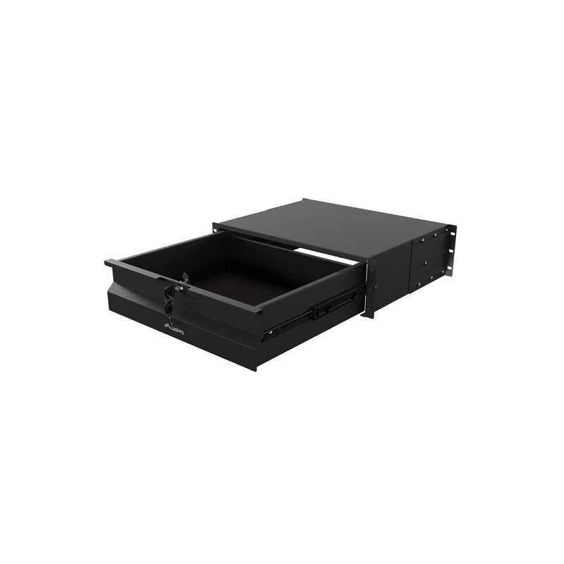 Cajón Para Armarios De 19" 3u 360mm Negro 3u/483x360mm Capacidad De Carga Hasta 90kg Montaje De 4 Puntos