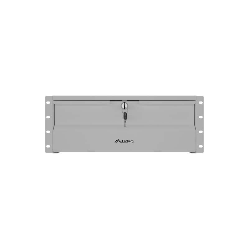 Cajón Para Armarios Rack 19" 4u 360 Mm Gris Lanberg (4u/483 × 360 Mm, Capacidad De Carga Hasta 90 Kg, Montaje De 4 Puntos)