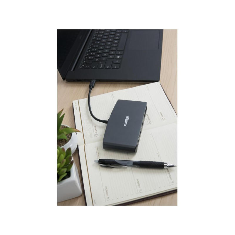 Caldigit Thunderbolt 3 Mini Dock Alámbrico Negro, Gris