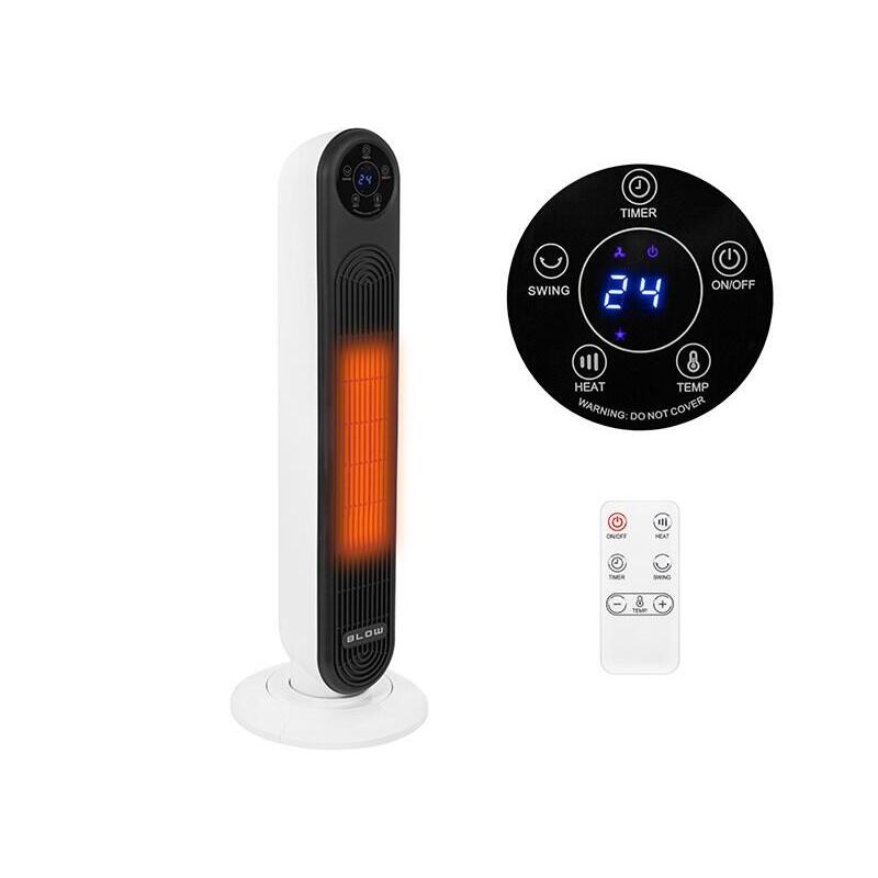 Calefactor Blow Eh-03 De 2000 W Con Control Remoto.