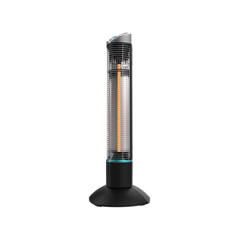 Calefactor Eléctrico Cecotec Readywarm 1000 Power Tower Exterior Negro 1000 W  Halógeno
