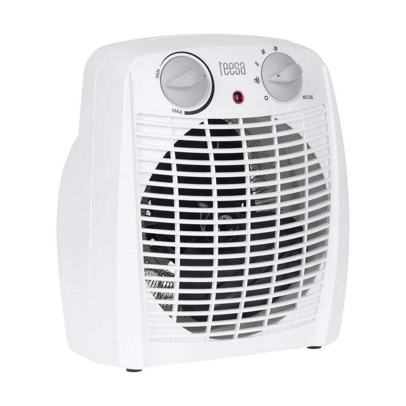 Teesa Tsa8059 Calefactor Eléctrico Interior Blanco 2000 W Ventilador Eléctrico