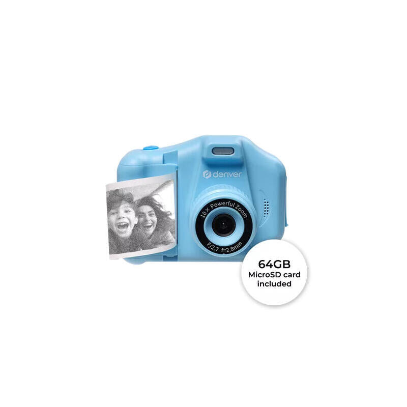 Camara De Fotos Infantil Denver Kca-1370bu Azul