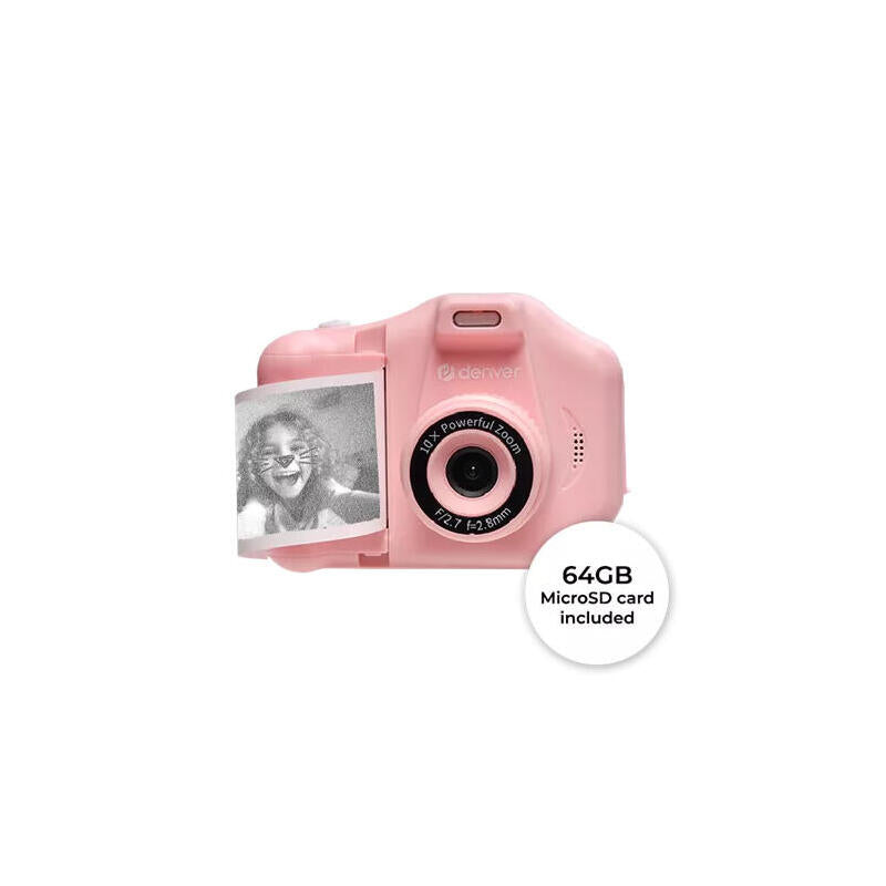 Camara De Fotos Infantil Denver Kca-1370p Rosa