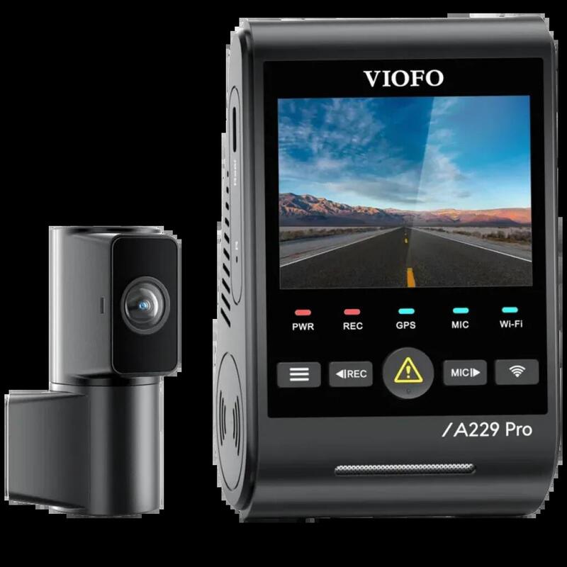 Cámara De Salpicadero Viofo A229 Pro Tele 4k + 2k Wifi Gps