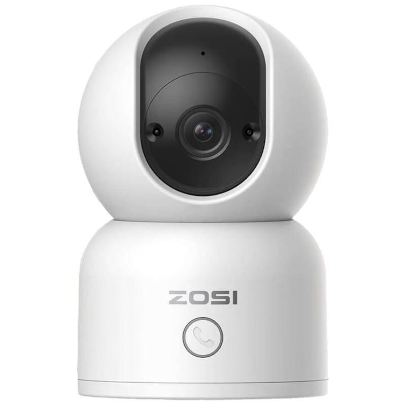 Cámara De Seguridad Ip  Zosi C518 3mpx Visión Nocturna Ia P/T Wifi 5g Blanco + Tarjeta Microsd 32gb
