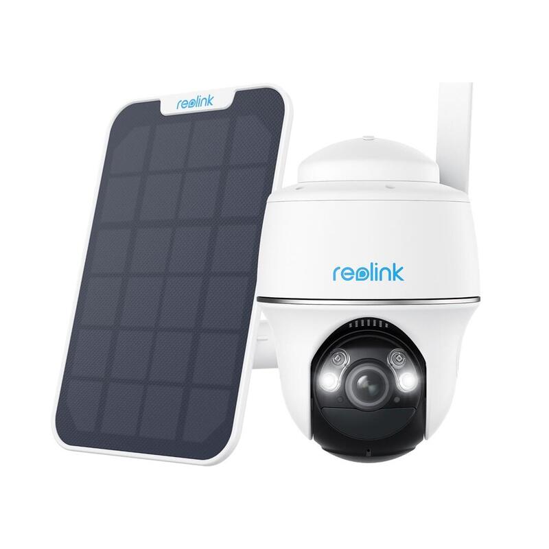 Cámara De Vigilancia Ip Reolink Go Series G430 De 5 Mp Con Panel Solar.