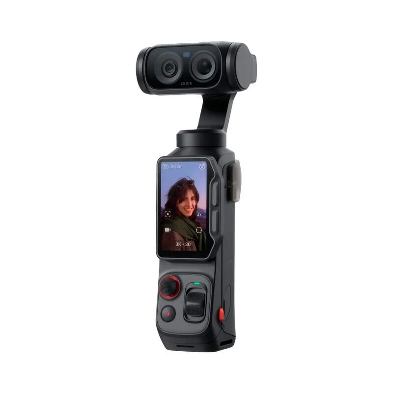 Cámara Digital Deportiva Insta360 Luna Pro 8k Ángulo De Visión 360  Negra