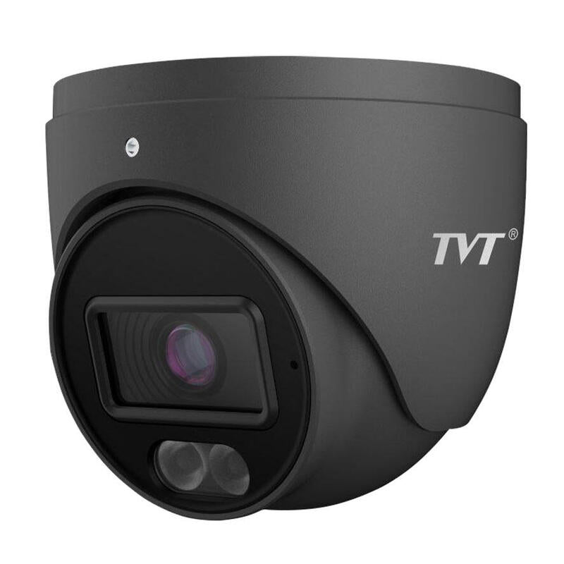 Cámara Domo Ip 2mp 2,8mm Ip67 Iluminación Dual 30m. Audio Mic P2p Grey