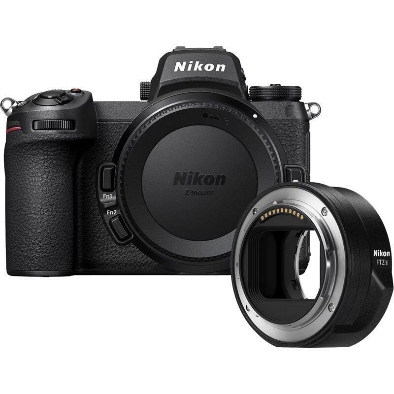 Cámara Evil Nikon Z6 Ii + Ftz Ii ?24.5 Megapixel 8.128 Cm Wi Fi Cmos Full Frame Pantalla Lcd Tft Negro