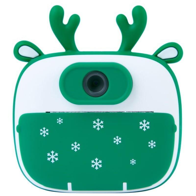 Cámara Instantánea Para Niños Con Impresión K13 Diseño Reno Verde