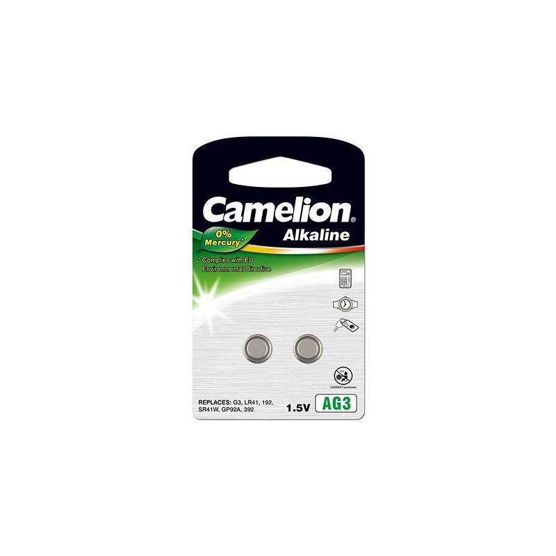 Camelion Ag3/Lr41/Lr736/392, Pila De Botã³n Alcalina, 2 Pieza(S)