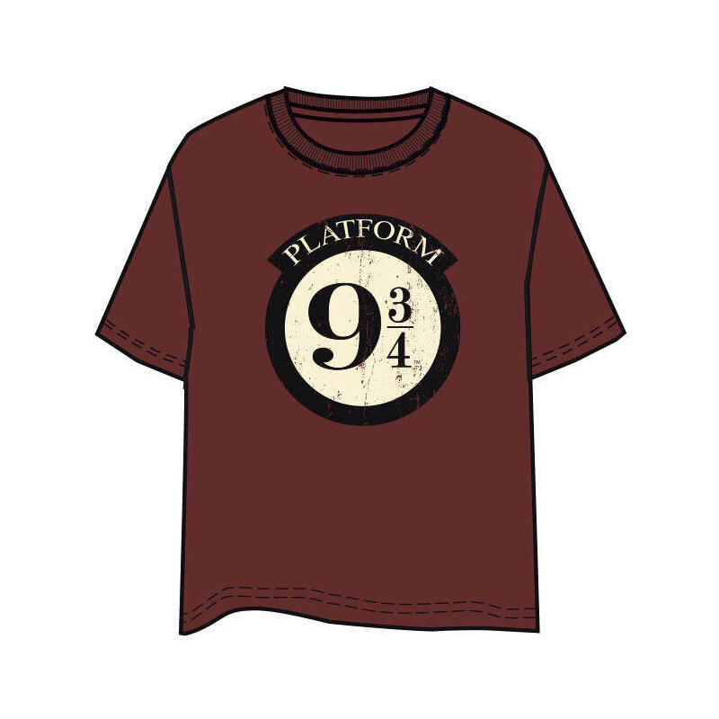 Camiseta Anden 9 3/4 Harry Potter Adulto Talla S