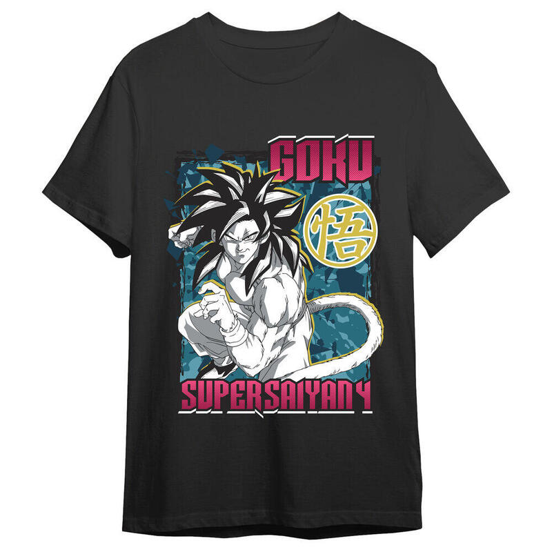 Camiseta Goku Super Saiyan 4 Dragon Ball Gt Adulto Talla S