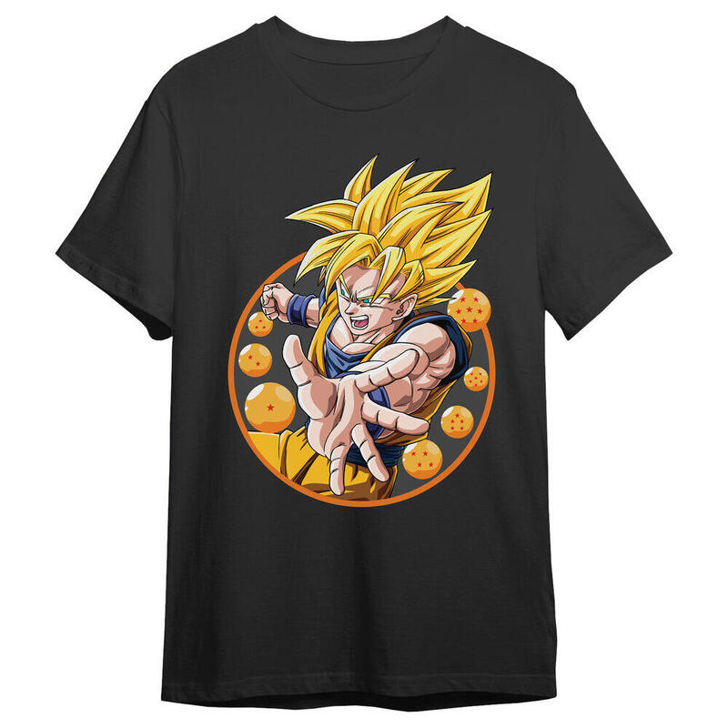 Camiseta Goku Super Saiyan Dragon Ball Z Adulto Talla S